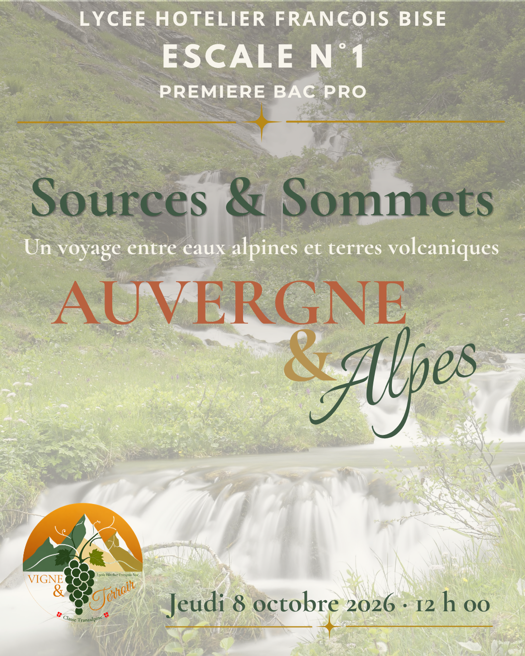 Escale N°1 – Sources & Sommets
