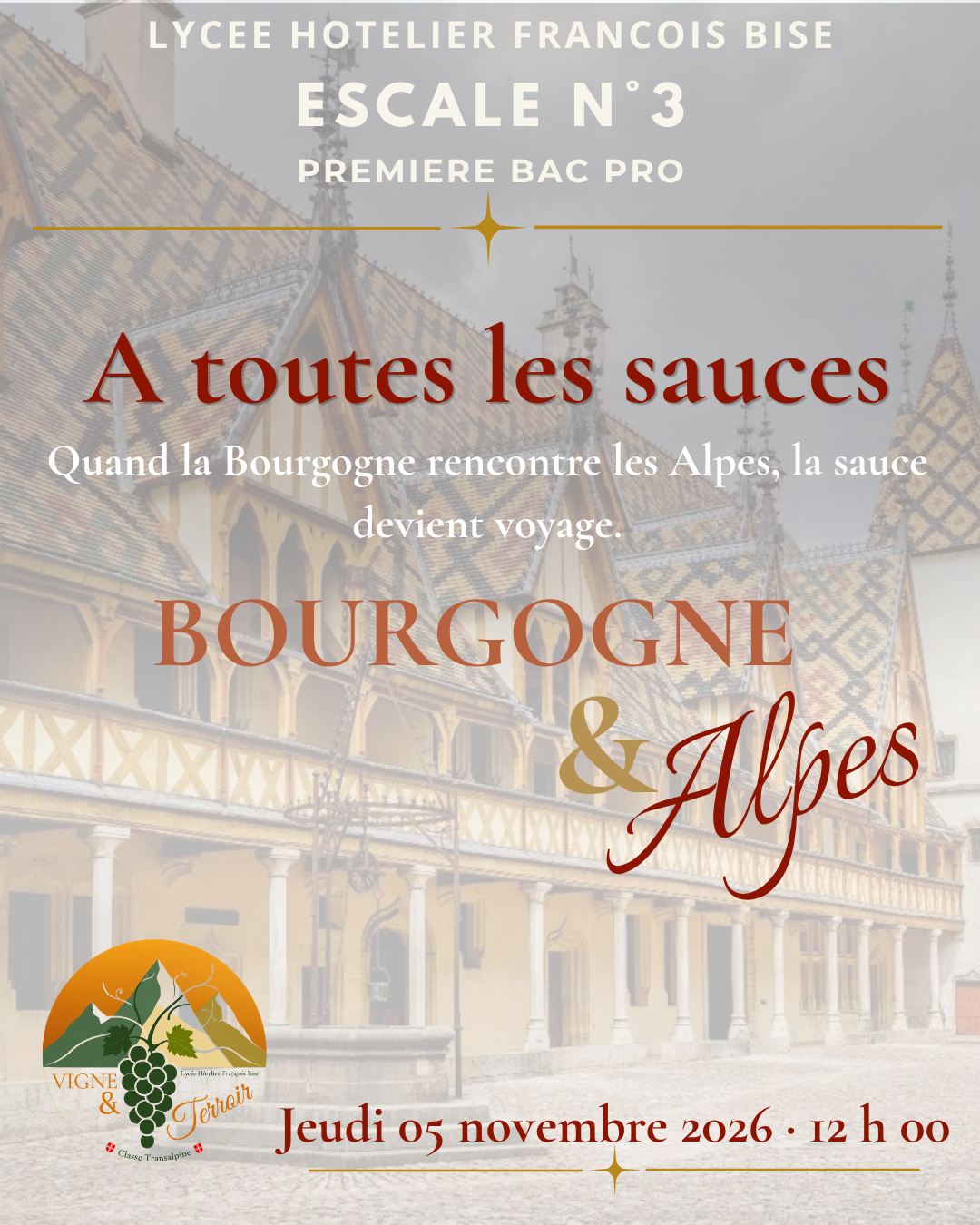 Escale N°3 – À toutes les sauces