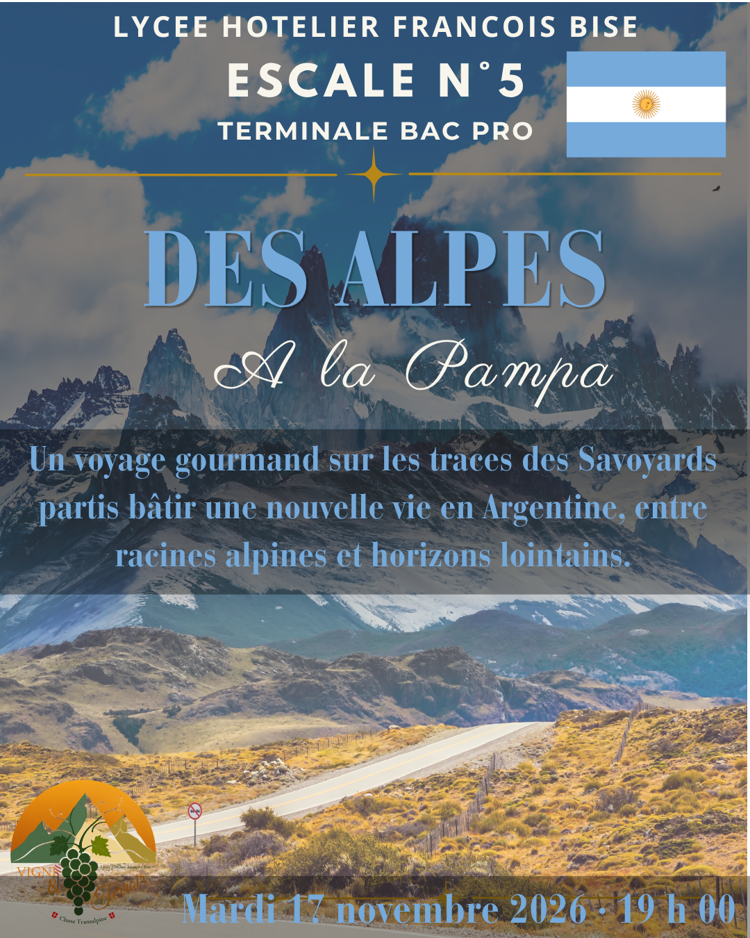 Escale N°5 – Des Alpes à la Pampa