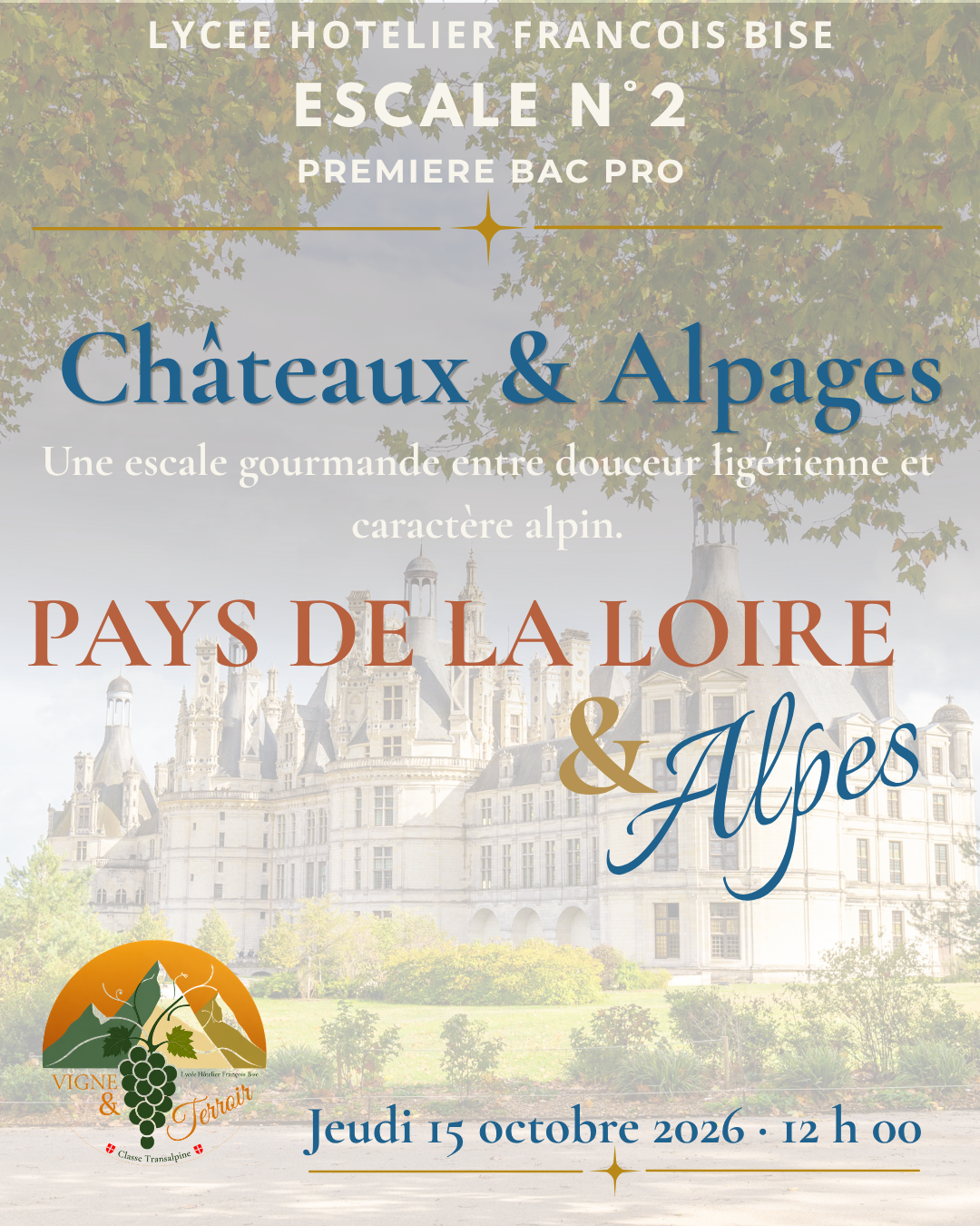 Escale N°2 – Châteaux & Alpages