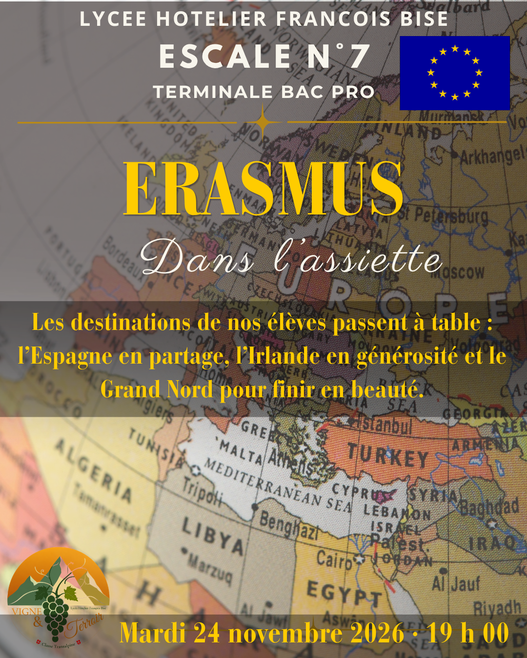 Escale N°7 – Erasmus dans l'assiette